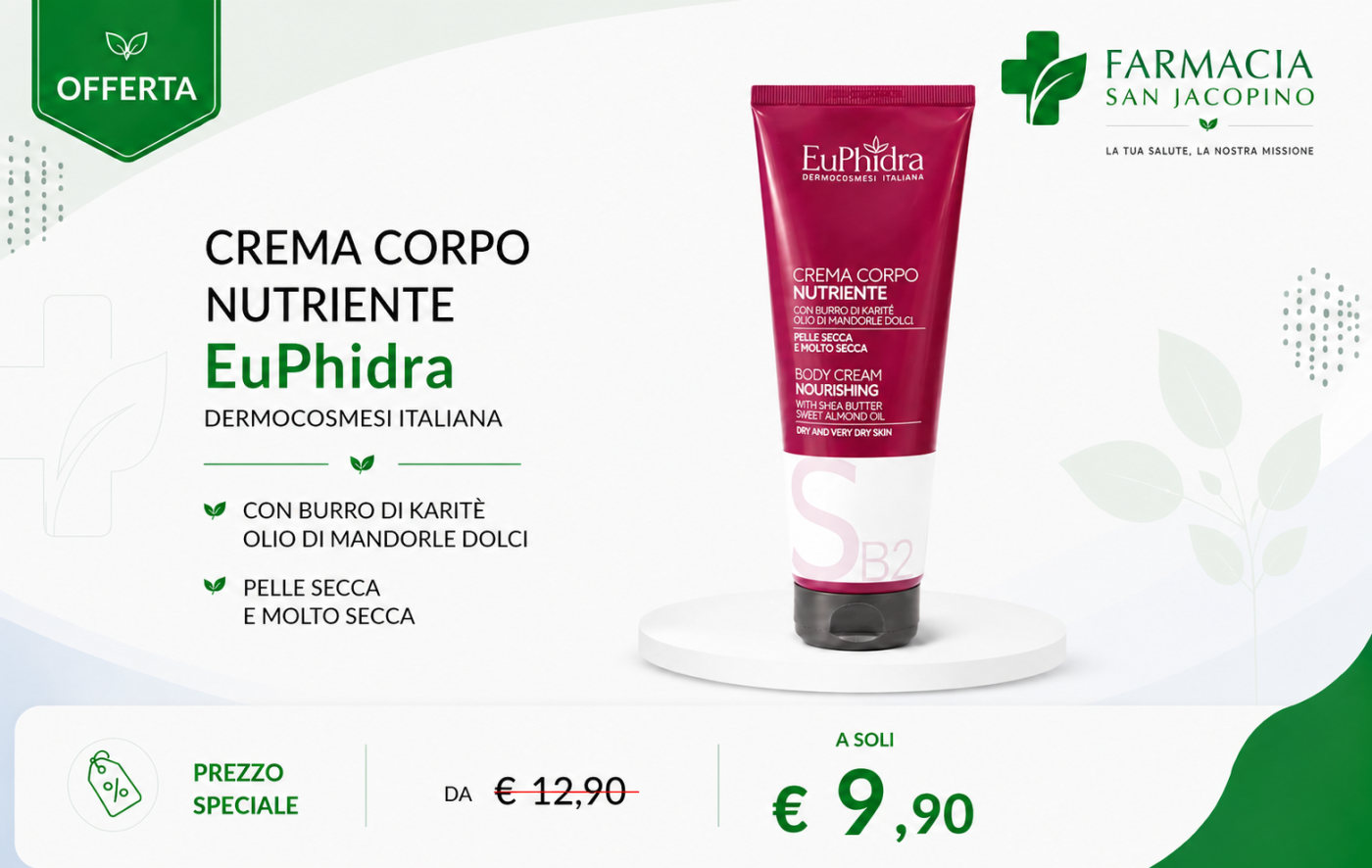 Crema Corpo Nutriente EuPhidra scontato