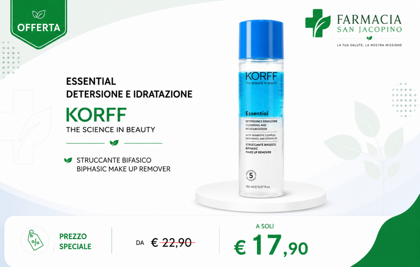 Korff Essential Struccante Bifasico scontato
