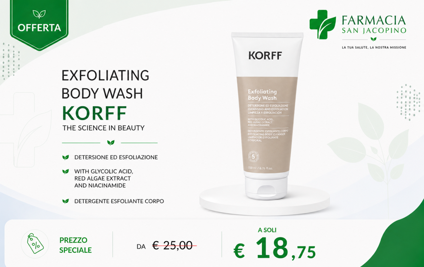 Korff Detergente Esfoliante Corpo scontato